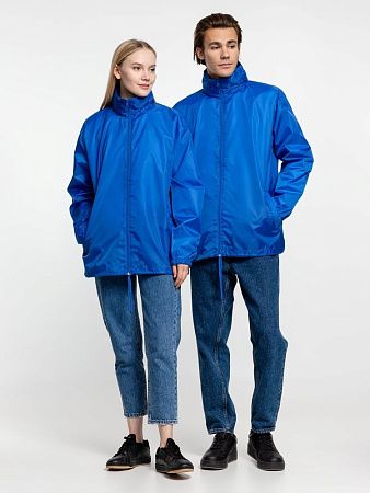 Ветровка унисекс Shift, ярко-синяя, размер L
