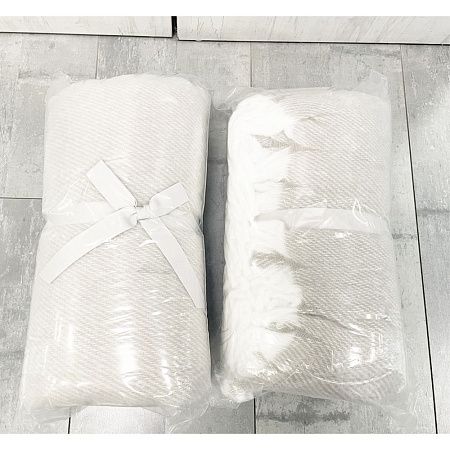 Плед акриловый Super Soft Nature размер 120*160 см, ,белый, плотность 450гр/м2