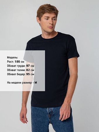 Футболка унисекс T-bolka 140, темно-синяя, размер XL