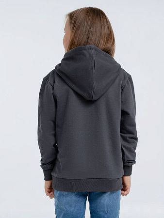 Худи детское Kirenga Kids 2.0, темно-серое (графит), размер 6 лет (106-116 см)