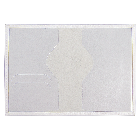 Обложка для автодокументов Leather Sky Flotter из натуральной кожи, белая