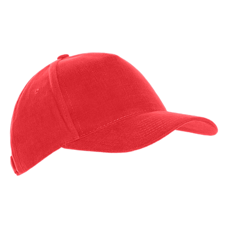 Бейсболка STAN 5 клиньев хлопок 280, 03, Красный,  (14)  (56-58)