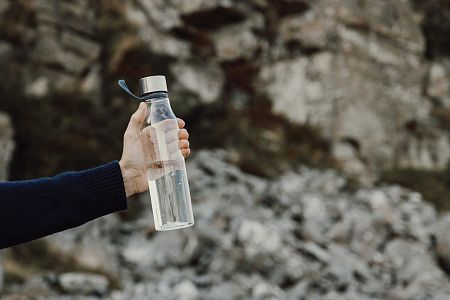 Бутылка для воды VINGA Lean из rPET RCS, 800 мл
