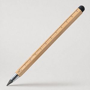 Вечный карандаш из бамбука с линейкой и стилусом «Sicily Bamboo»