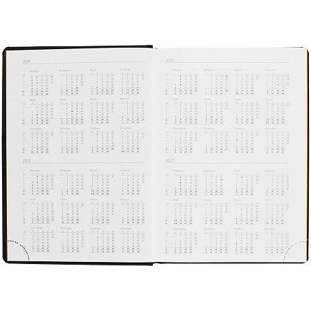 Ежедневник Mobile на заказ, недатированный, черно-желтый