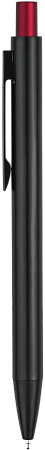 Ручка OKS MIRROR Черная с красным 1140.03