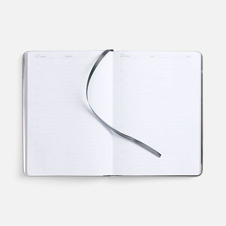 Ежедневник Metal Frame на заказ, датированный, серый