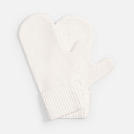 Варежки Yong, белые, размер S/M