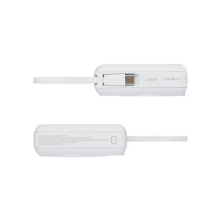 Внешний аккумулятор с подсветкой Риттер PD (Ritter PD) 10000mAh с функцией беспроводной зарядки 15W, белый