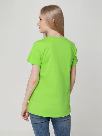 Футболка женская T-bolka Lady, зеленое яблоко, размер XL v2