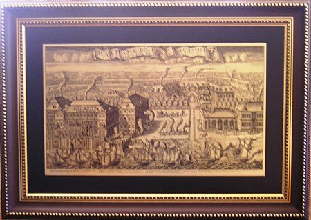 Гравюра "Панорама В. О."