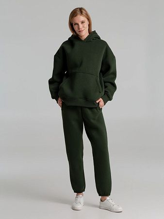 Худи Kulonga Oversize, темно-зеленый (хаки), размер XL/2XL