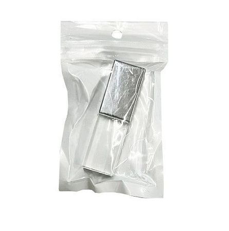 Флеш накопитель USB 2.0 Кристалл, металл/стекло, прозрачный/серебристый, подсветка белым,16 GB