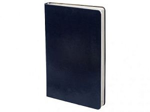 Ежедневник Flexy Pristine A5 в гибкой обложке, недатированный, синий с золотым срезом