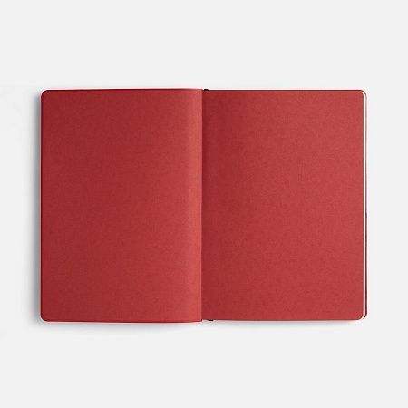 Ежедневник Doppio, недатированный, черный с красным