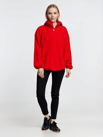 Анорак флисовый унисекс Fliska, красный, размер XL/2XL