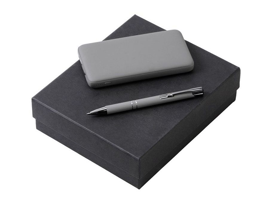 Подарочный набор "Color it" с металлической ручкой и повербанком