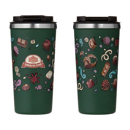 Термокружка вакуумная Палермо (Palermo), зеленая