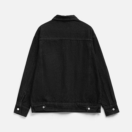 Куртка джинсовая O1, черная, размер XL/2XL