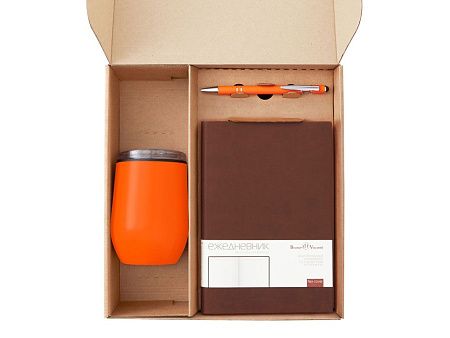 Набор «Writea» с ежедневником, ручкой и термокружкой