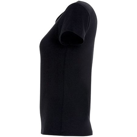 Футболка женская Miss 150, черная, размер XXL