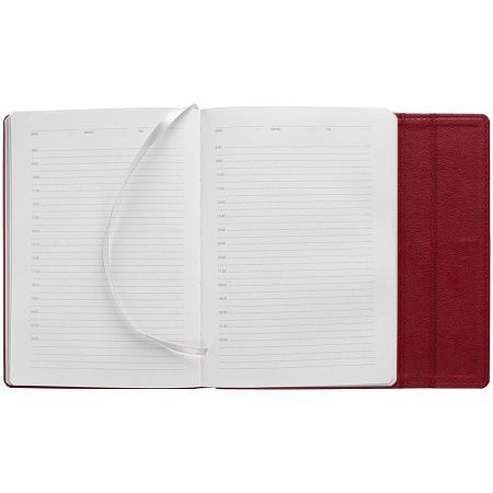 Ежедневник Flap на заказ, недатированный, красный