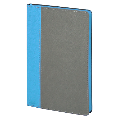 Ежедневник Flexy Viva Latte Sand Color A5, серый с голубым, недатированный, в гибкой обложке