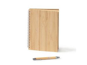 Набор GALA: блокнот А5, ручка шариковая, цвет: бежевый