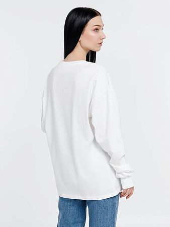 Футболка оверсайз унисекс City Sapiens, молочно-белая, размер XL