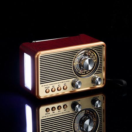 Bluetooth-колонка с радио Listenberg, коричневая