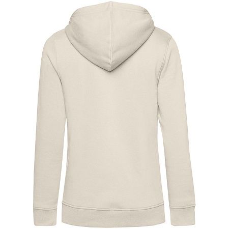 Толстовка с капюшоном женская BNC Inspire (Organic), молочно-белая, размер XS