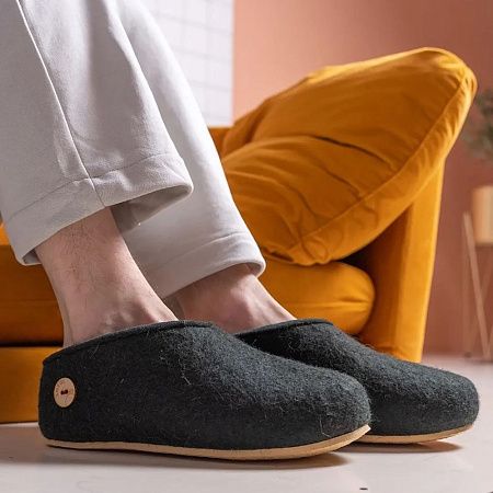 Домашние валенки Cant, черные, размер 47