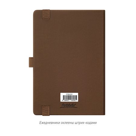 Ежедневник Alpha недатированный, коричневый/бежевый