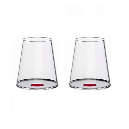 Хрустальный бокал для красного вина на магните Trebonn SplitGlass, 2 шт, 450 мл
