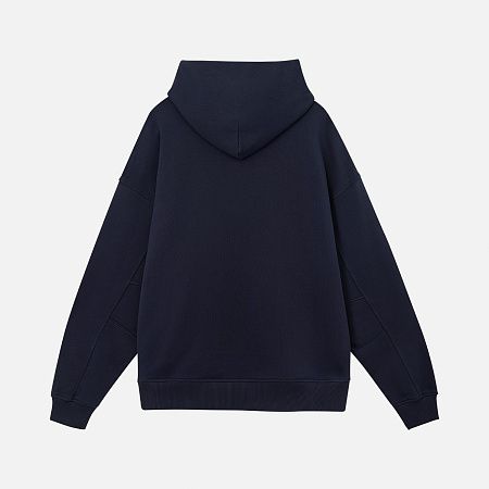 Худи оверсайз унисекс FUSION, темно-синий, размер XS/S