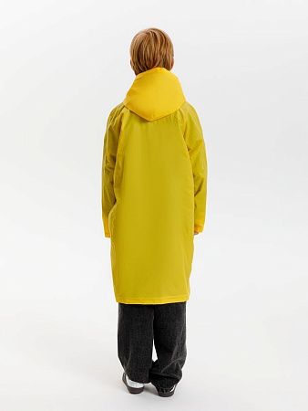 Дождевик детский RainDrop Kids, желтый, размер 10 лет (130-140 см)