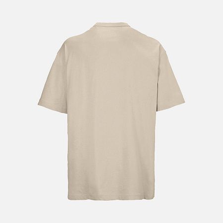 Футболка оверсайз мужская Boxy Men, бежевая (льняная), размер S