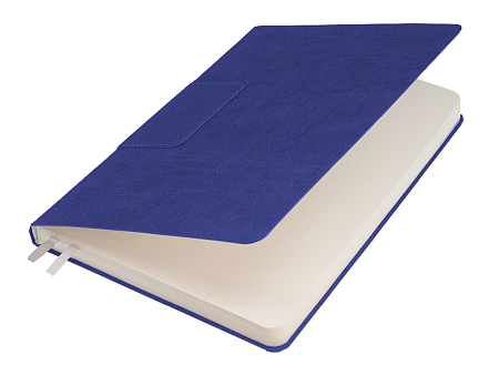 Ежедневник Flexy Stone Ostende А5, синий, недатированный, в гибкой обложке