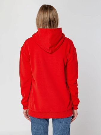 Толстовка с капюшоном Unit Kirenga Heavy, красная, размер XS