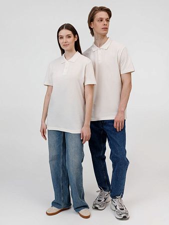 Рубашка поло унисекс Pulse, молочно-белая, размер XL