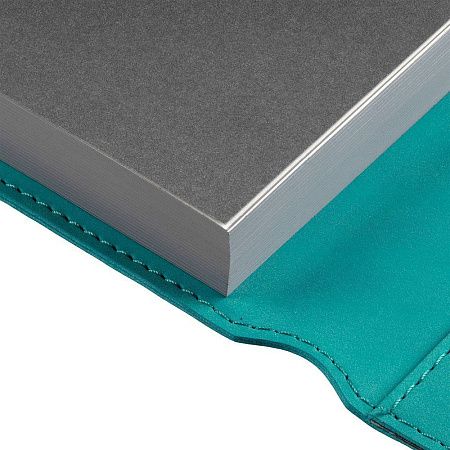 Ежедневник Grace на заказ, недатированный, бирюзовый