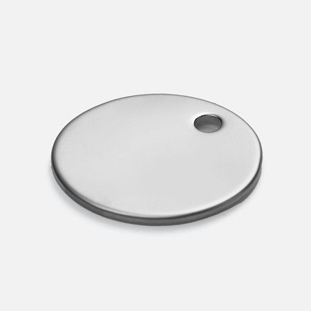 Шильдик металлический Alfa Sirkel, серебристый