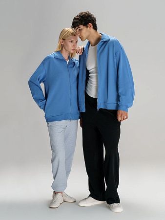 Толстовка унисекс Neofit, синяя, размер XL/2XL