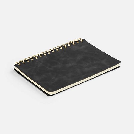 Ежедневник Spiral, недатированный, черный