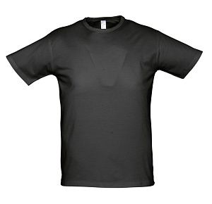 Футболка мужская Milano 190, черная под нанесение