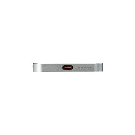 Внешний аккумулятор Артекс PD (Artex PD) 5000mAh с функцией беспроводной зарядки 15W, серебряный