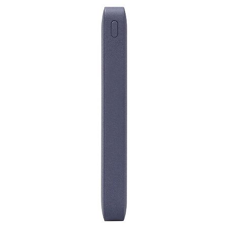 Внешний аккумулятор (powerbank) «WeCharge Velvet», 10 000 mAH, 5V -2A , c цифровым дисплеем для контроля заряда, темно-синий
