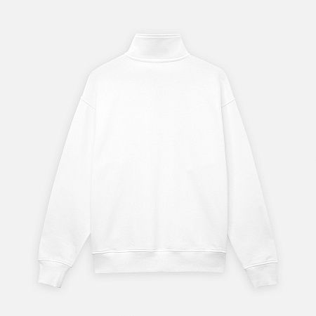 Толстовка на молнии унисекс FLOW, белая