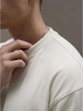 Футболка Oversize Premium 210, молочно-белая, размер XL