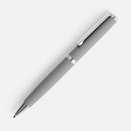 Ручка шариковая Inkish Chrome в футляре, серая